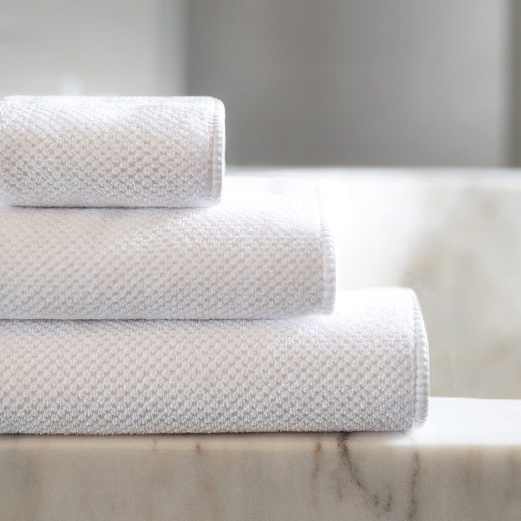 Graccioza Handtücher Serie Bee Waffle im Daunenspiel Online-Shop