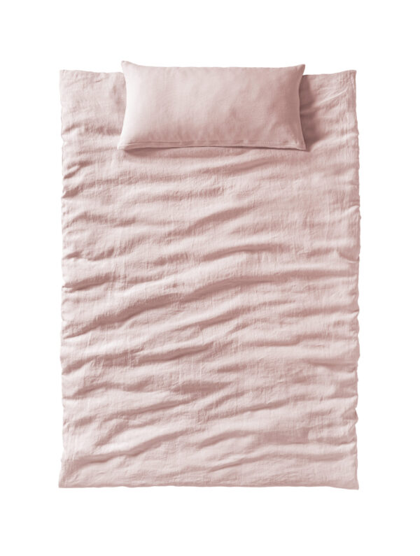 Hanf Bettwäsche von Dormiente in rosa