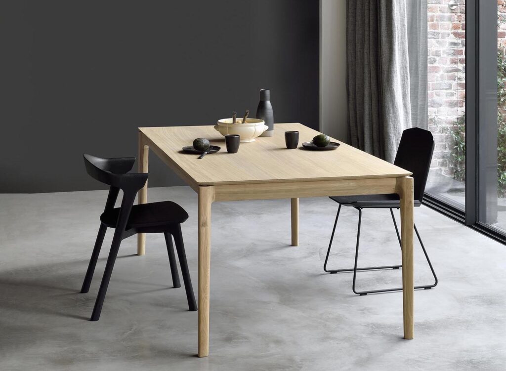 Ethnicraft Esstisch BOK mit Ausziehfunktion im Daunenspiel ONlineshop