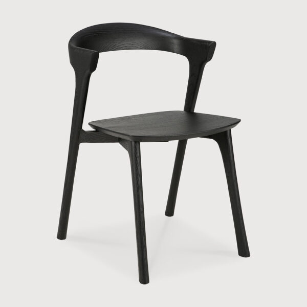 Ethnicraft Stuhl Bok aus Eichenholz schwarz lackiert im Daunenspiel Online-shop