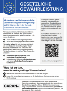 EU Gewährleistung